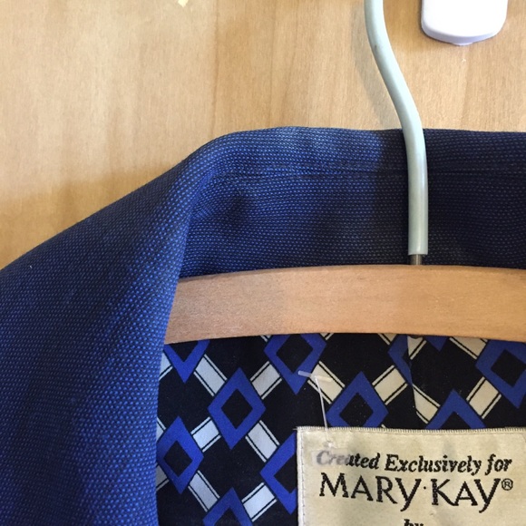 Rich Blue Vintage Mary Kay Skirt Suit - Picture 11 of 13
